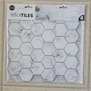 NEW & Wrapped RoomMates StickTiles BUNDLE OF 3, pack of Four 10.5 x 10.5